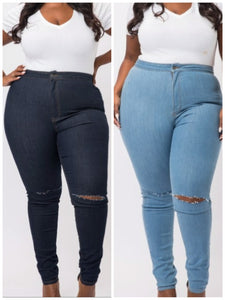 She Thick Skinny Jean-Plus