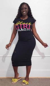 Black Girl Magic T-Shirt Dress