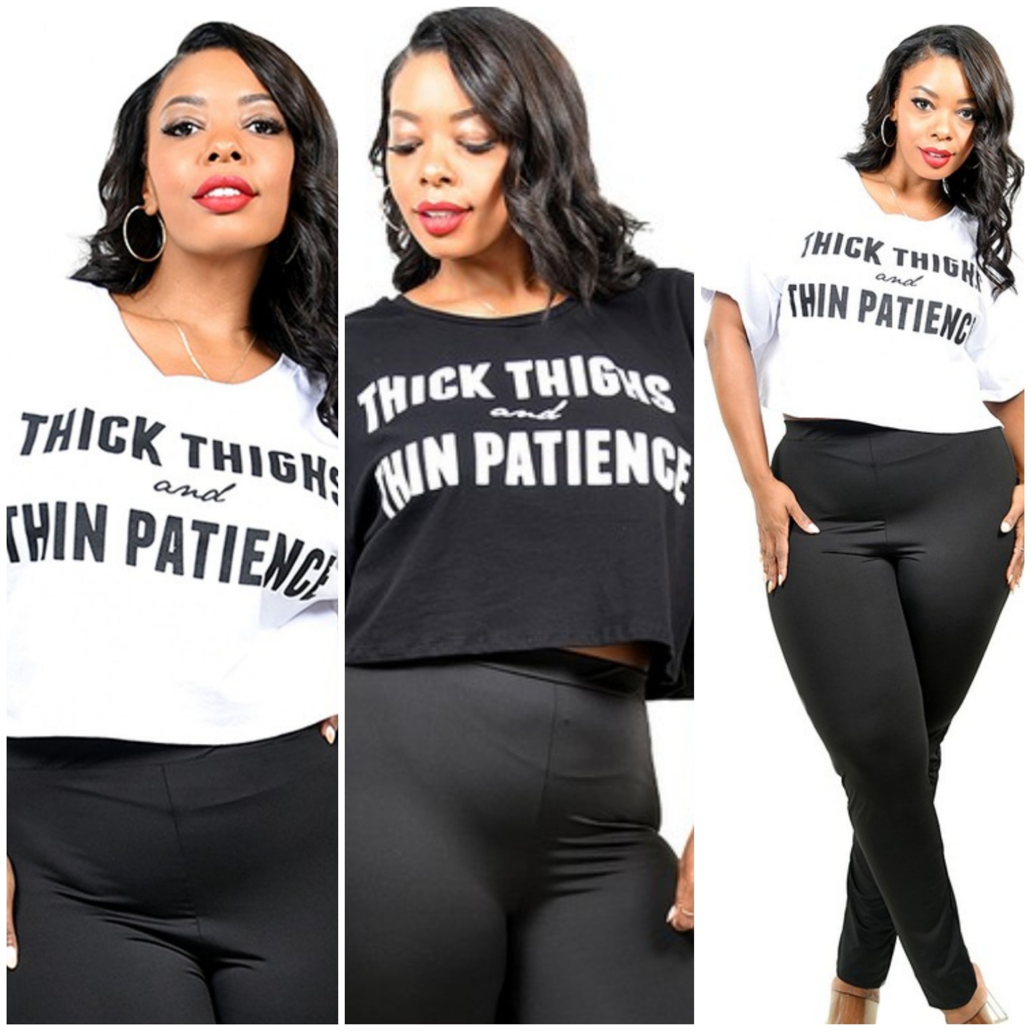 Thick Thighs Crop Top – U Cute Girl Boutique