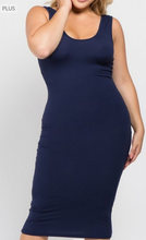 Load image into Gallery viewer, Fit Me Nicely BodyCon Tank Dress-Plus
