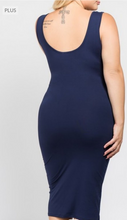 Load image into Gallery viewer, Fit Me Nicely BodyCon Tank Dress-Plus
