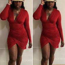 Load image into Gallery viewer, Issa Wrap Bodycon Dress
